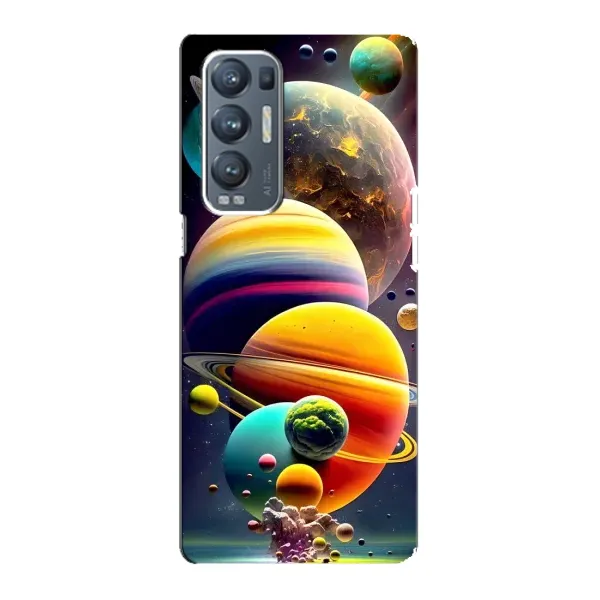 Чехол с рисунком «Солнечна система» для OPPO Reno5 Pro Plus (5G) Чехол с рисунком «Солнечна система» для OPPO Reno5 Pro Plus (5G)