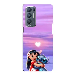 Чехол с рисунком Стич для OPPO Reno5 Pro Plus (5G) (Стич и Лило)