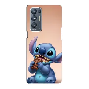 Чехол с рисунком Стич для OPPO Reno5 Pro Plus (5G) (Стич с шоколадом)