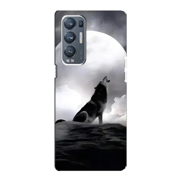 Чехол с рисунком «Волк и луна» для OPPO Reno5 Pro Plus (5G) Чехол с рисунком «Волк и луна» для OPPO Reno5 Pro Plus (5G)