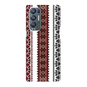 Силиконовый Чехол на Oppo Reno5 Pro Plus 5G с картинкой Вышиванки (Вышиваночки)