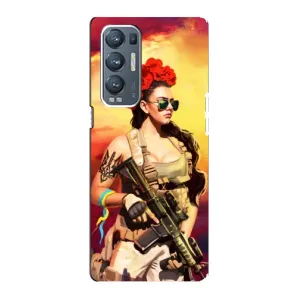 ЗСУ Чехлы (TPU) для Oppo Reno5 Pro Plus 5G (Женщина солдат)