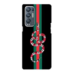 Чехлы Бренд GUCCI для Oppo Reno5 Pro Plus 5G (Змей Гуччи)