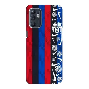 Чехол для Oppo Reno6 4G (Барселона) (Фанат Барсы)