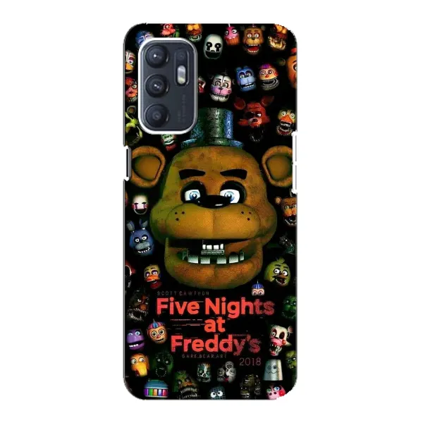 Чехол с рисунком «Freddy» для OPPO Reno6 4G
