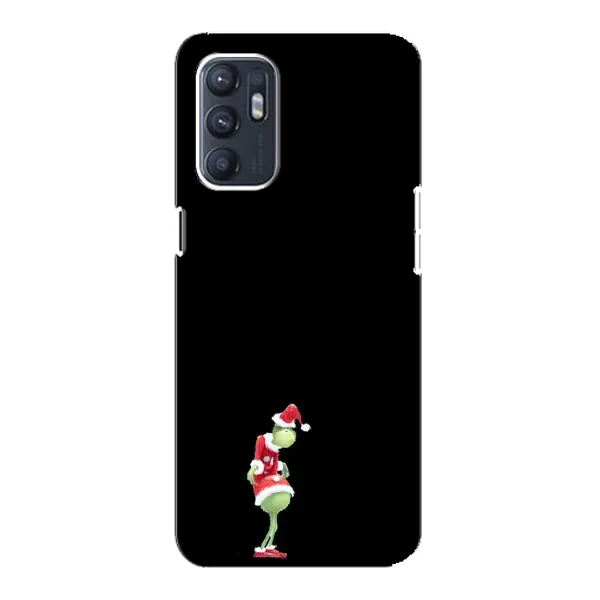 Чехол с рисунком «Гринч на чорном» для OPPO Reno6 4G