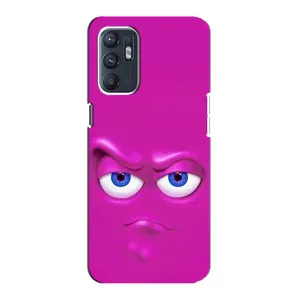 Чохли (ТПУ) (смішні стікери) для Oppo Reno6 4G (Хитра мордочка)