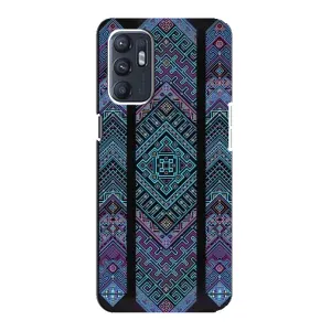 Силиконовый Чехол на Oppo Reno6 4G (Крутой орнамент)