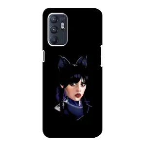 Чехлы с принтом Уэнсдей на Oppo Reno6 4G (Милая Уэнсдей)