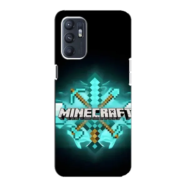 Чехол с рисунком «MineCraft 2» для OPPO Reno6 4G