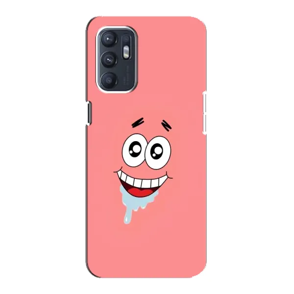 Чехол с рисунком «Мордочка Патрика» для OPPO Reno6 4G Чехол с рисунком «Мордочка Патрика» для OPPO Reno6 4G
