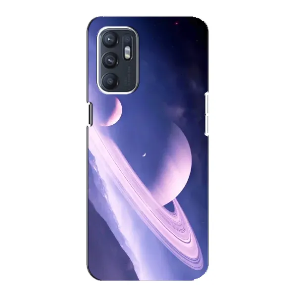 Чехол с рисунком «Планета в космосе» для OPPO Reno6 4G Чехол с рисунком «Планета в космосе» для OPPO Reno6 4G
