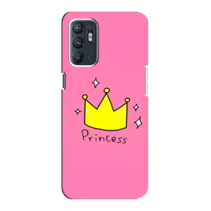 Девчачий Чехол для Oppo Reno6 4G (Princess)