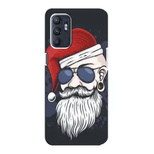 Чехол Санта Клаус для Oppo Reno6 4G (Рождественский МЕН)