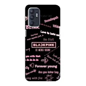 Чехлы с картинкой для Oppo Reno6 4G (Стиль блэкпинг)