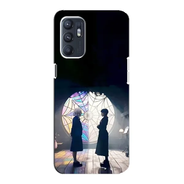 Чехол с рисунком «Уэнсдей и Энди» для OPPO Reno6 4G Чехол с рисунком «Уэнсдей и Энди» для OPPO Reno6 4G