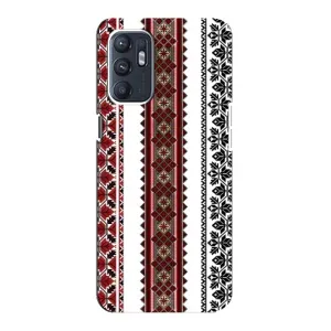 Силиконовый Чехол на Oppo Reno6 4G с картинкой Вышиванки (Вышиваночки)