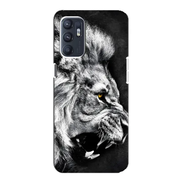Чехол с рисунком «Злой ЛЕВ» для OPPO Reno6 4G Чехол с рисунком «Злой ЛЕВ» для OPPO Reno6 4G