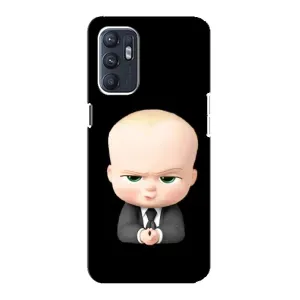 Мультяшный принт на Чехол для Оппо Рено 6 (5G) (Бос)