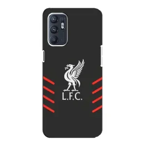 Силиконовые Чехлы принт Футбол на Oppo Reno6 5G (Эмблема Liverpool)