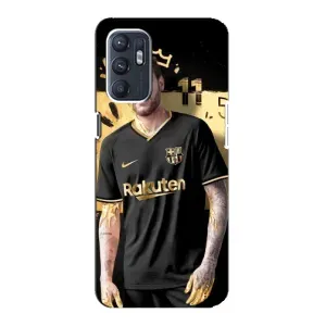 Силиконовый Чехол Oppo Reno6 5G (Gold Neymar)