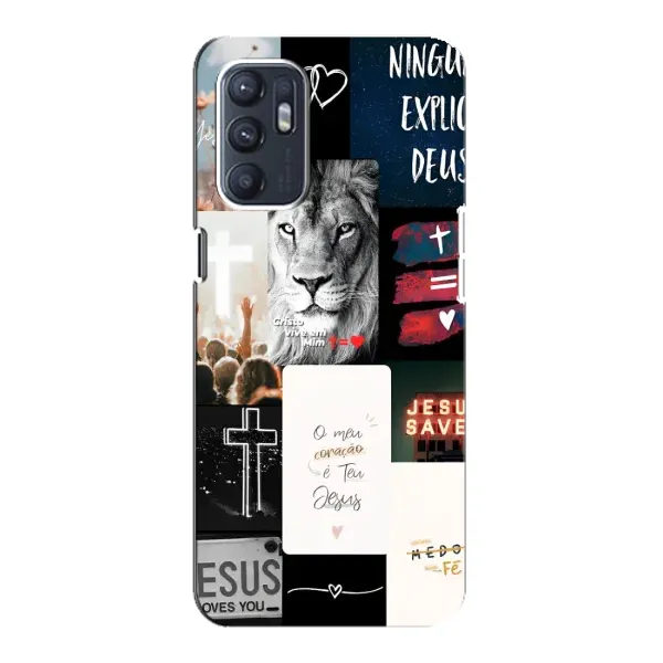 Чехол с рисунком «Христианский арт» для OPPO Reno6 5G Чехол с рисунком «Христианский арт» для OPPO Reno6 5G