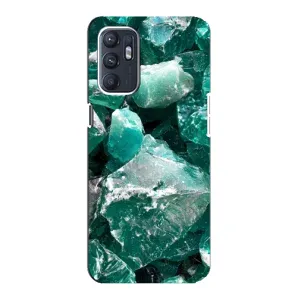 Чохол (Дорого-богато) на Oppo Reno6 5G (Смарагд)