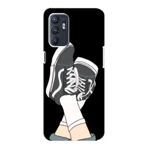 Чохол з Прикольним Принтом на Oppo Reno6 5G (Кеди)