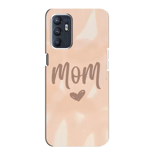Чехол с рисунком «Love mom» для OPPO Reno6 5G