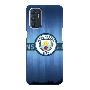 Силиконовые Чехлы принт Футбол на Oppo Reno6 5G (ManCity)