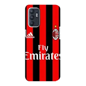 Чехлы с ТОП Футбольными клубами на Oppo Reno6 5G (Milan)