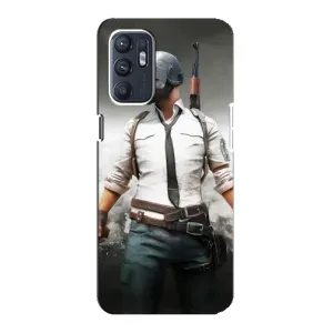Чохол з картинкою "Герой Pubg" на Oppo Reno6 5G (Пабг)