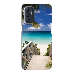 Летний Чехол на Oppo Reno6 5G (Рай)