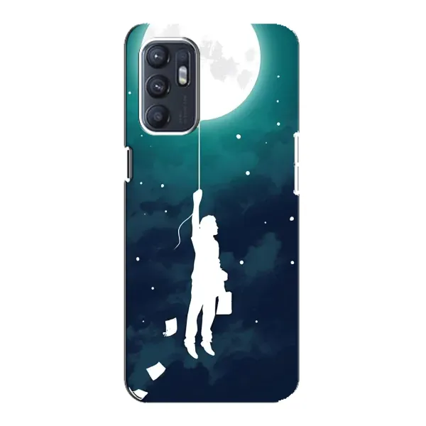 Чехол с рисунком «To The moon» для OPPO Reno6 5G Чехол с рисунком «To The moon» для OPPO Reno6 5G