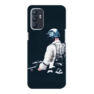 Чохол з картинкою "Герой Pubg" на Oppo Reno6 5G (В екіперівці)