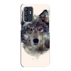 Чехол с Волком на Oppo Reno6 5G (Волк)
