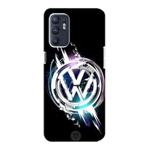 Чехол "Фольксваген" для Oppo Reno6 5G (Volkswagen на черном)