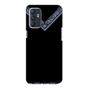 Силиконовый Чехол на Oppo Reno6 5G (Воротник вышиванки)
