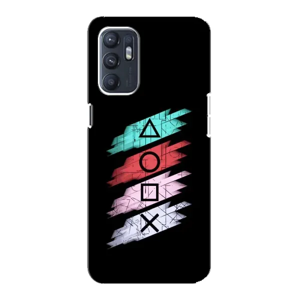 Чехол с рисунком «Значки Sony» для OPPO Reno6 5G Чехол с рисунком «Значки Sony» для OPPO Reno6 5G