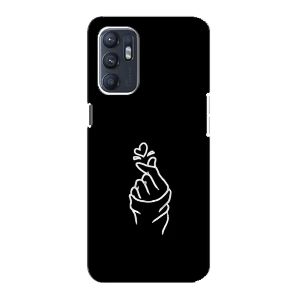 Чехол с рисунком «Знак Сердечка» для OPPO Reno6 5G Чехол с рисунком «Знак Сердечка» для OPPO Reno6 5G