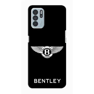 Чехлы с тематикой "Крутые машины" на Oppo Reno6 Z (Logo Bentley)