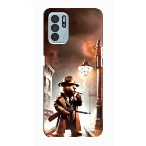 Чехол с мемами тралалело тралала для Oppo Reno6 Z (Бобрито бандито)