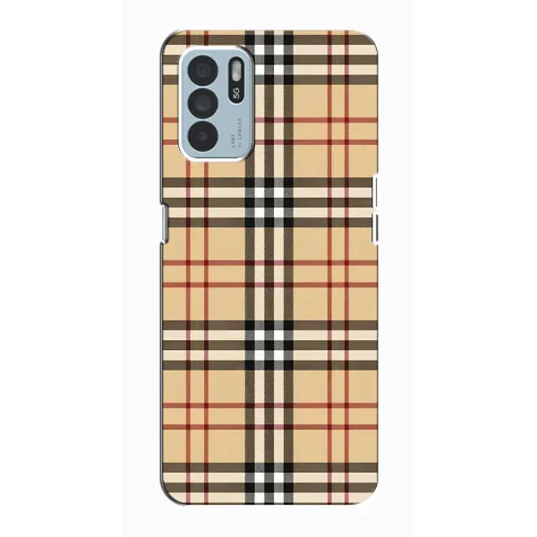 Чехол с рисунком «Burberry стиль» для OPPO Reno6 Z Чехол с рисунком «Burberry стиль» для OPPO Reno6 Z