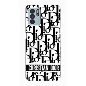 Чехол (Dior, Prada, YSL, Chanel) для Oppo Reno6 Z (Christian Dior)