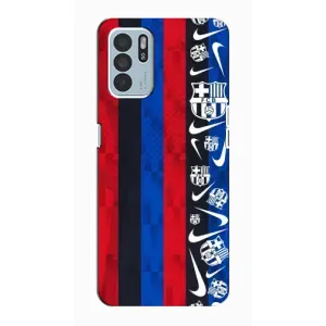 Чехол для Oppo Reno6 Z (Барселона) (Фанат Барсы)