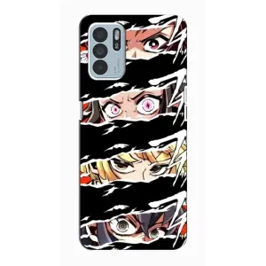 Силиконовые чехлы с глазами Anime для (Глаза на чорном)