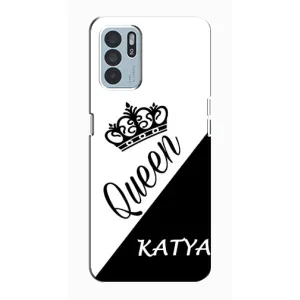 Именные Женские Чехлы для Oppo Reno6 Z (KATYA)