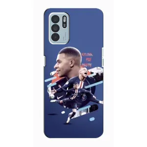 Чехол (TPU) с Футболистом на Oppo Reno6 Z (Килиан)