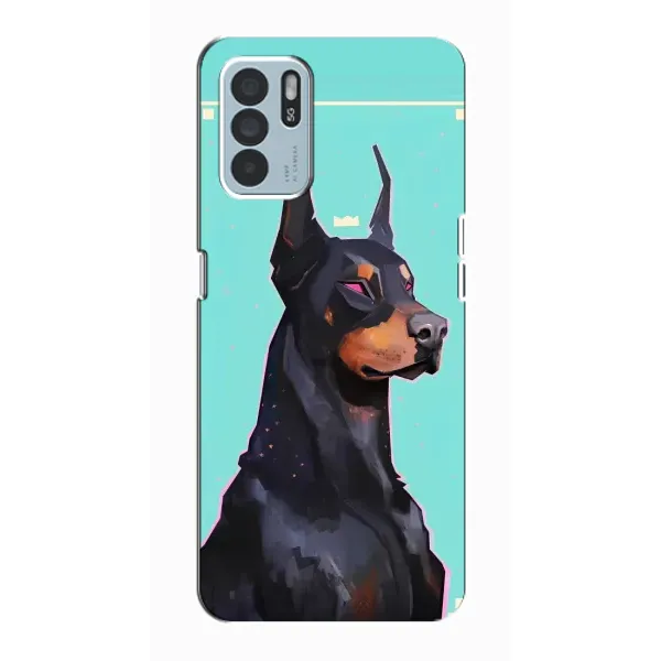 Чехол с рисунком «Король доберман» для OPPO Reno6 Z Чехол с рисунком «Король доберман» для OPPO Reno6 Z