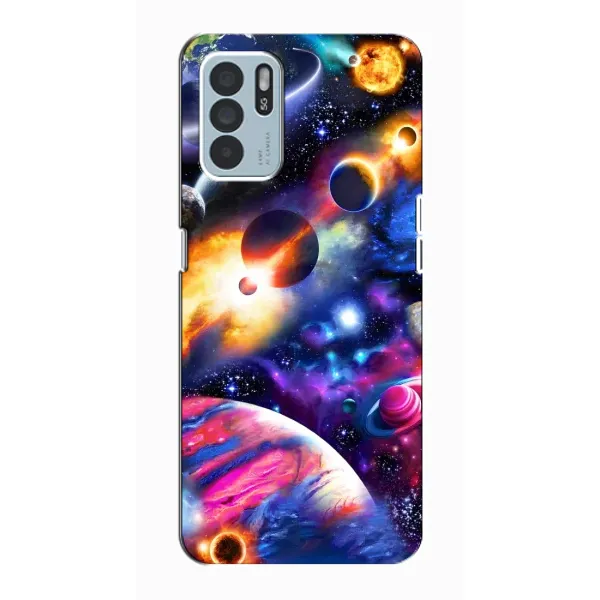 Чехол с рисунком «Космический мир» для OPPO Reno6 Z Чехол с рисунком «Космический мир» для OPPO Reno6 Z